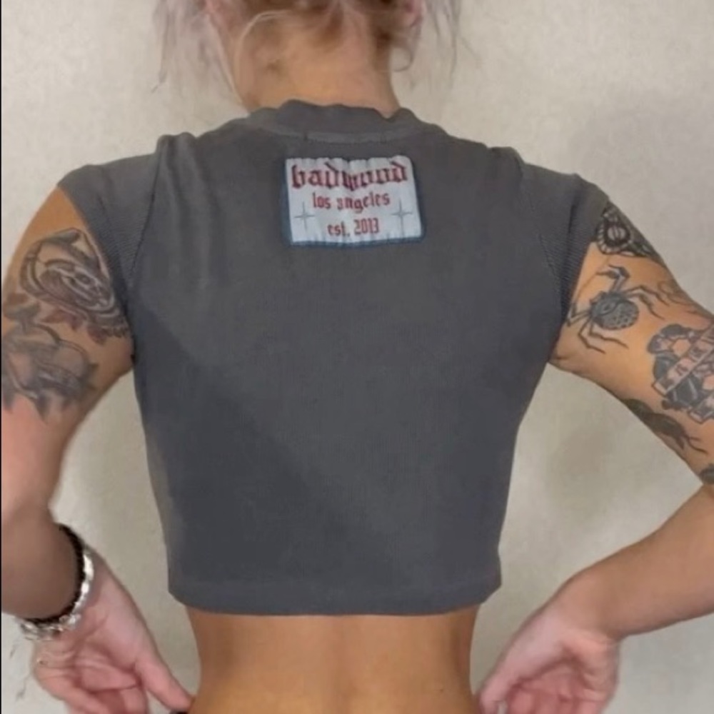 SOLD Badwood Ribbed Baby Tee NWOT